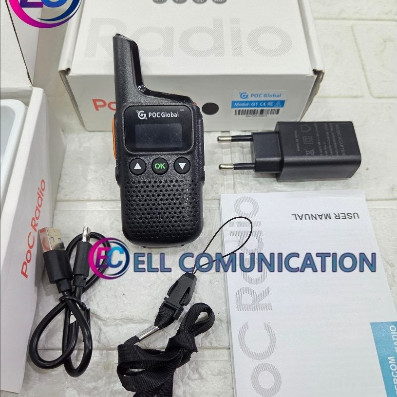 Ht Poc Global G1 5000KM Walkie Talkie Radio Poc Intercom HT TALKCOM G1 POC GLOBAL G1