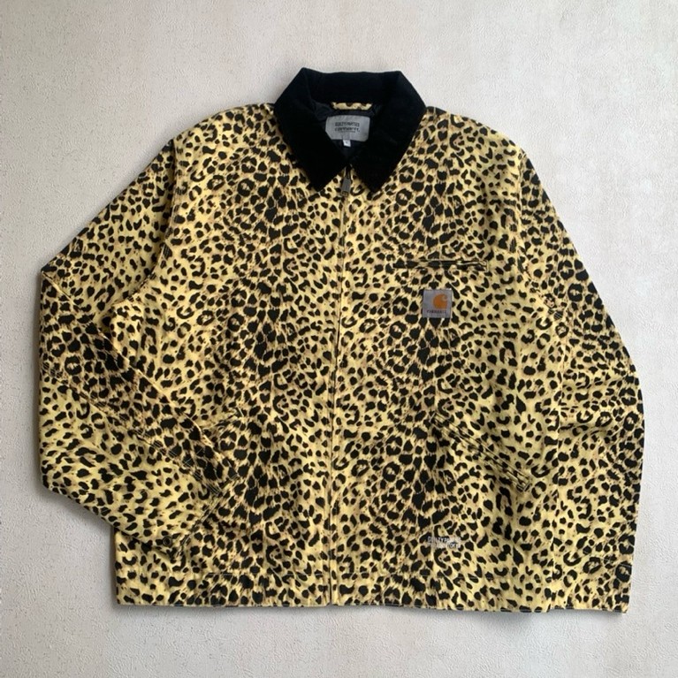 Carhartt WIP x Wacko Maria OG Detroit Jacket Leopard Print