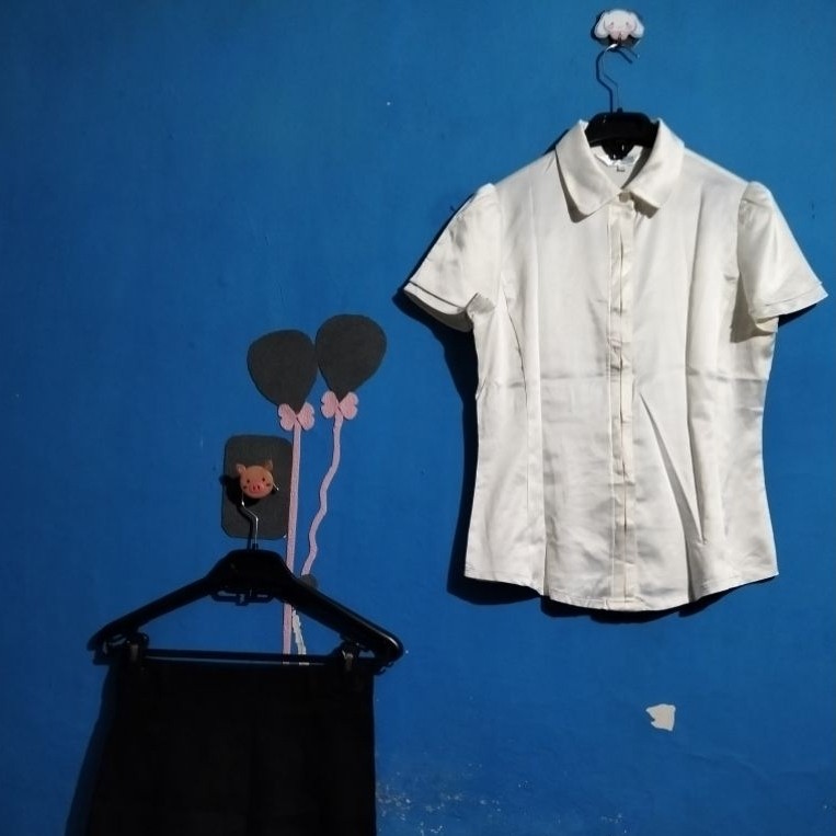 preloved set kemeja kerja remaja/wanita