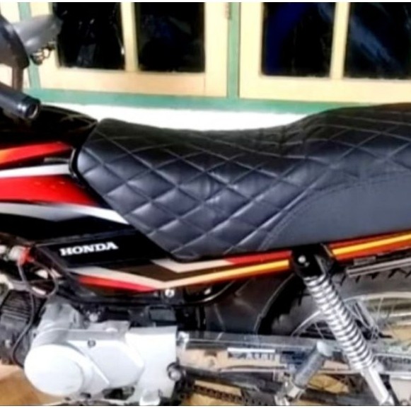 jok Honda win 100 custom wajix caferacer-jok Honda win satu seat tinggal pasang-jok Honda win custom