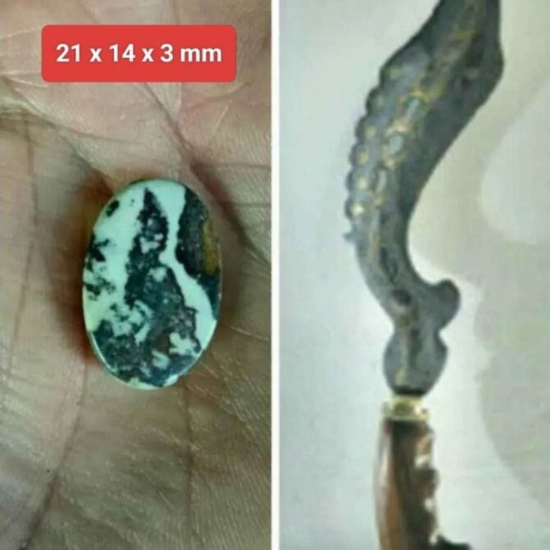Batu akik bergambar asli alam