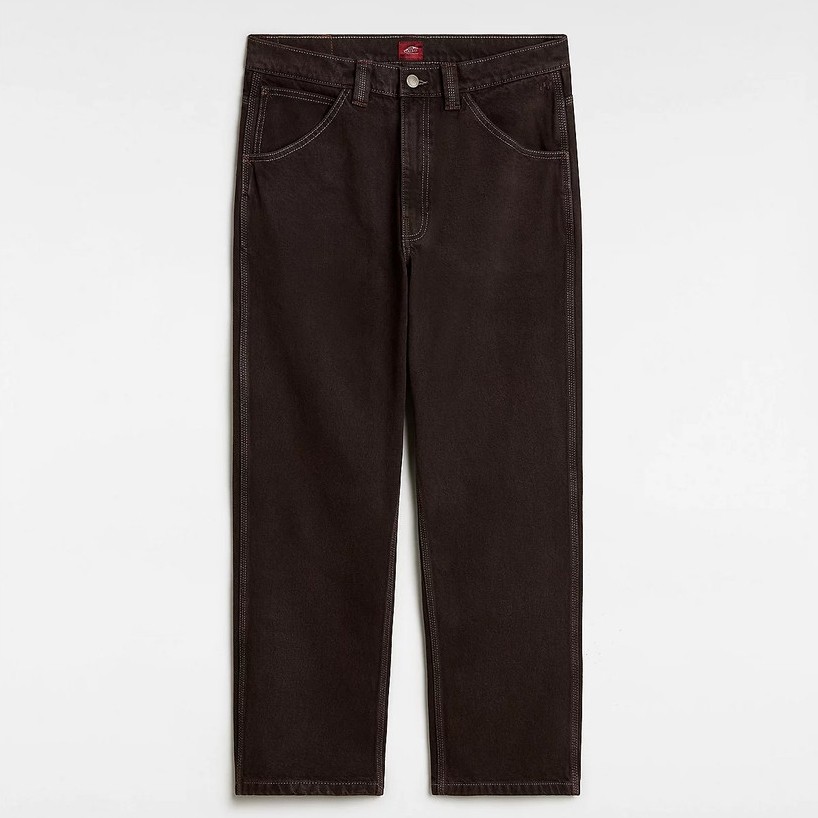 Celana Vans Skate Check 5 Loose Denim Pants Brown | Celana Denim | Skateboard | Etaks Store