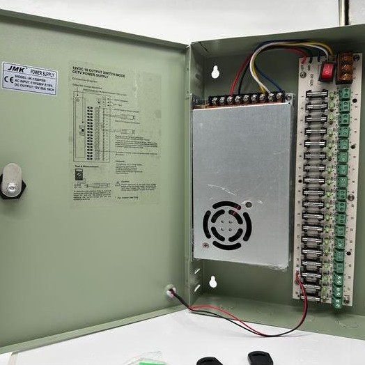 Psu Power Supply Cctv Box 12V 20A - Psu Box Cctv