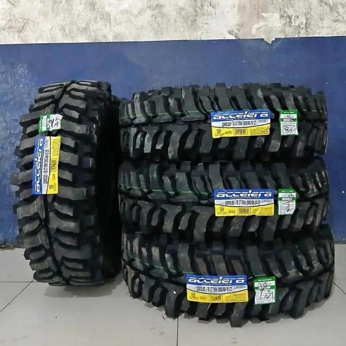 Terlaris Ban Mobil Tubles Cocok Buat Offroad 35X10.50 R15 Accelera Badak Extrem Ban Mobil Cocok Buat
