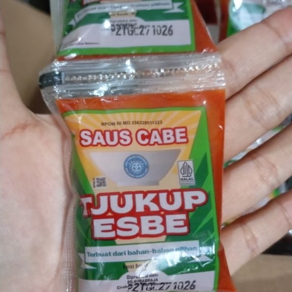 SAOS BANTAL | SAOS TJUKUP ESBE 1 RENCENG | SAOS CABAI TJUKUP ESBE SACHET