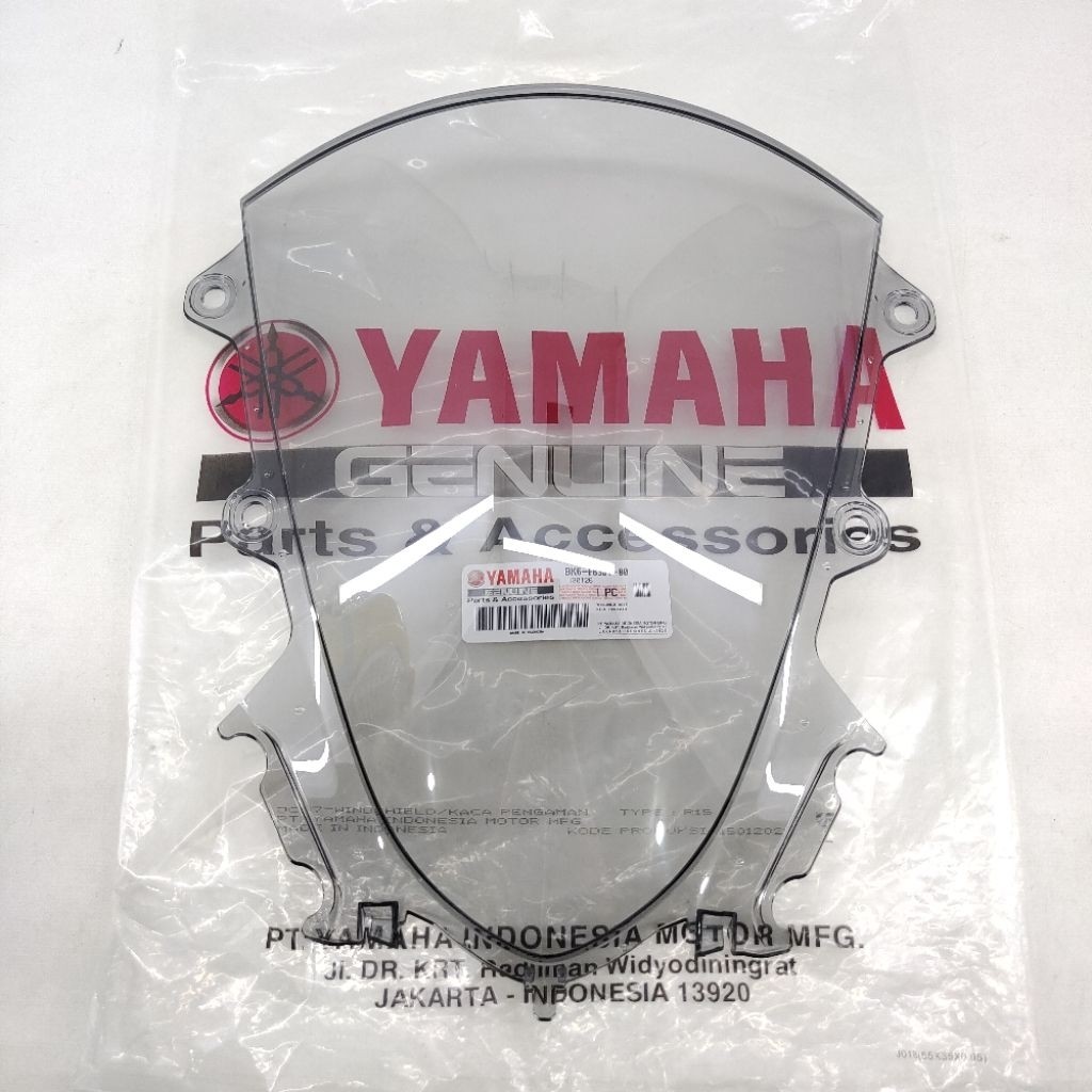 Winshield Visor Depan Yamaha R15 VVA V3 Original BK6-F8381-00