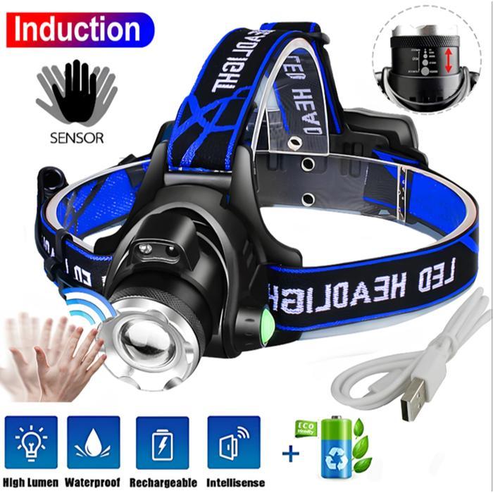 Senter Kepala Led Cree XML-T6 Super Terang / Headlamp T6 Zoom - XML Headlamp