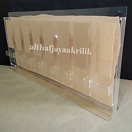 rak indomie akrilik / mie instan