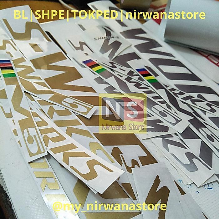 Cutting Stiker Sepeda Specialized S-Works