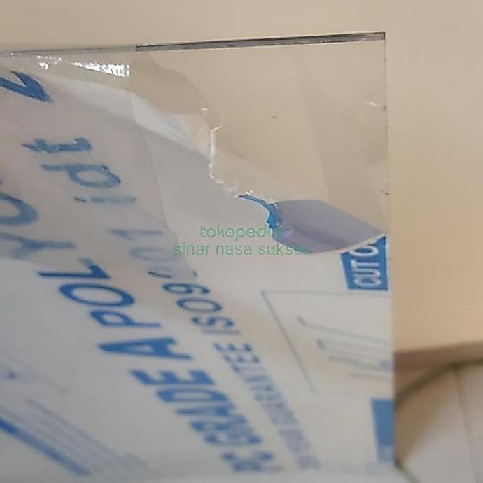 Ready polycarbonate 3mm 28,5x85cm Lembaran /sheet potongan / polycarbonate