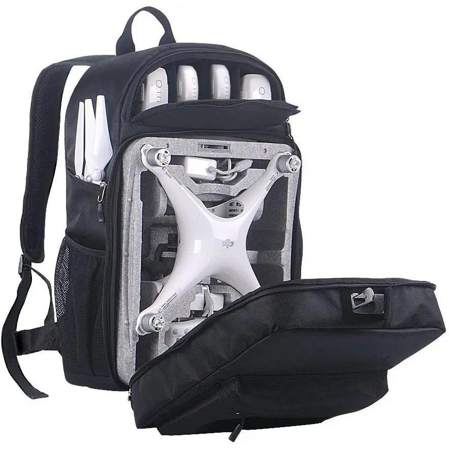 Large Camera Backpack Drone Hardshell for DJI Phantom 4/4 Pro, Phantom Fits Extra Accessories, Backp