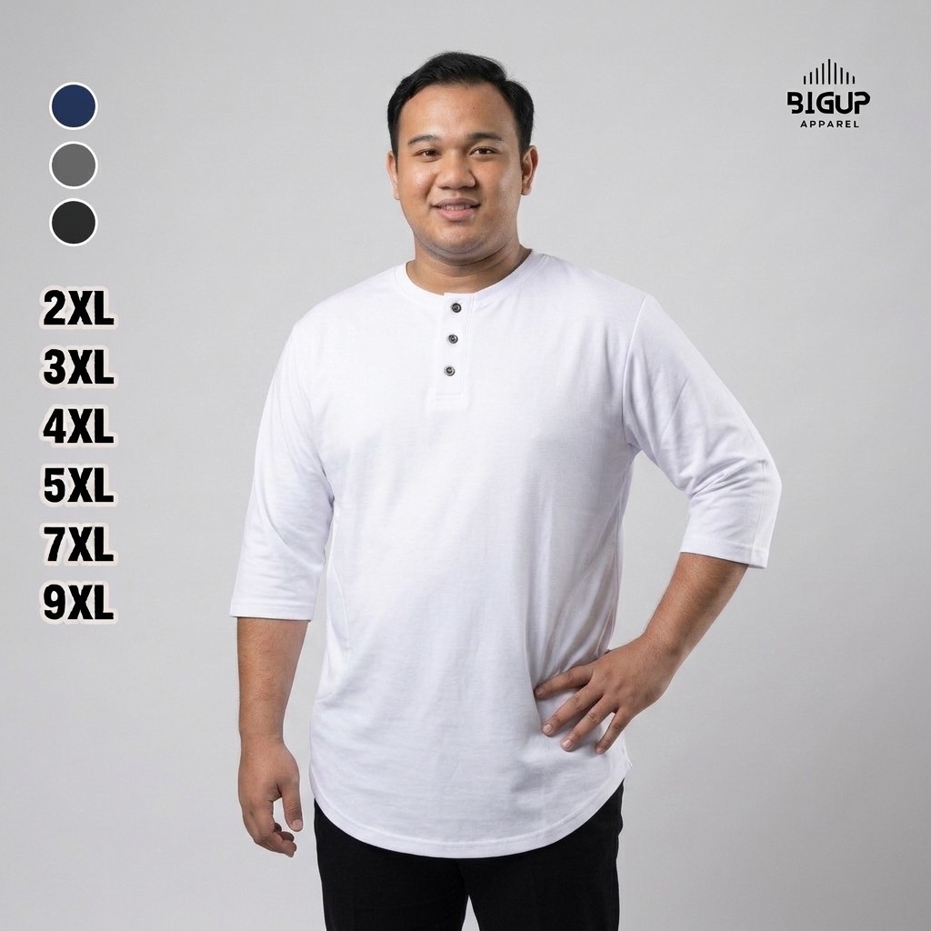 TERBARU DMB Baju Koko Kurta Ishak Jumbo Kaos Kurta Oversize Pria
