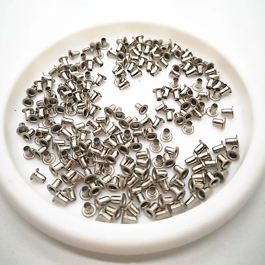 Mata Ayam Eyelet Mini 1.5mm Nikel single (tanpa ring belakang)