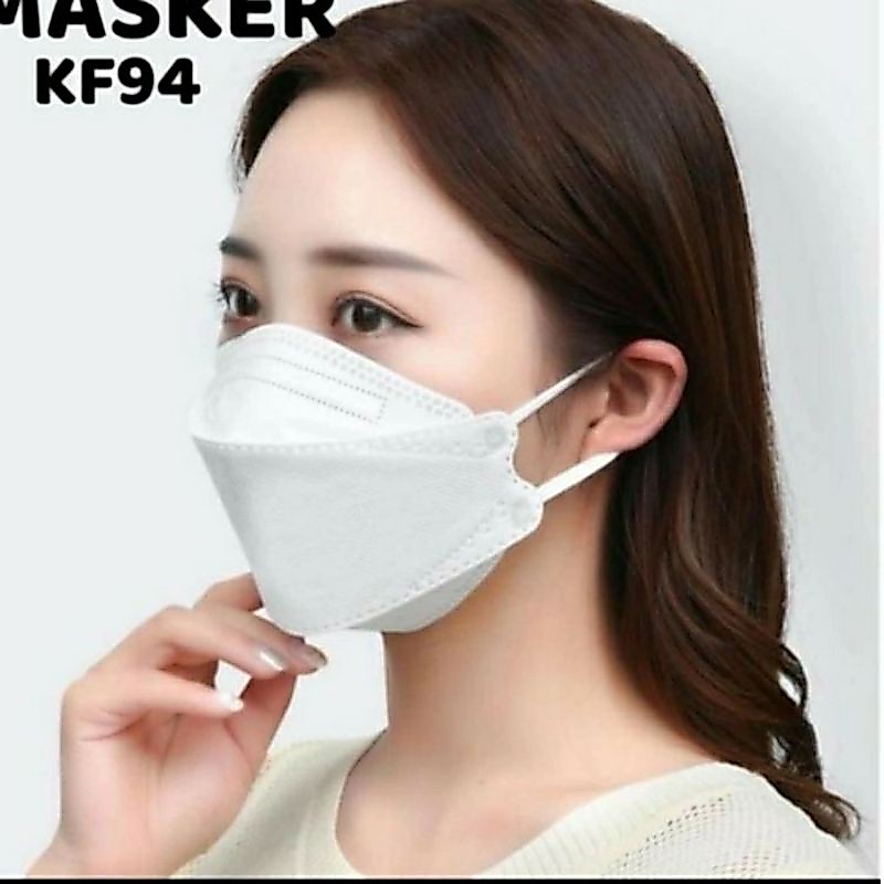 Masker 4ply Korea KF94 model Evo Convex 4 ply KF 94 KN94 KN95 KN 94 95 disposable FaceMask non medis