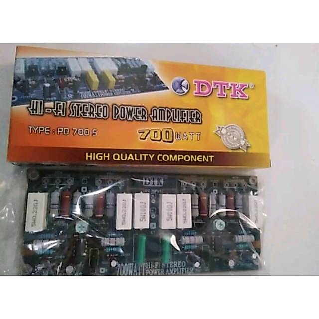 Kit Driver Hi Fi Stereo Power Amplifier 700W DTK PD 700S