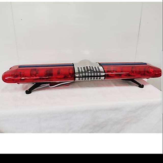 Lampu rotari LTF2000 led +speker suara warna merah