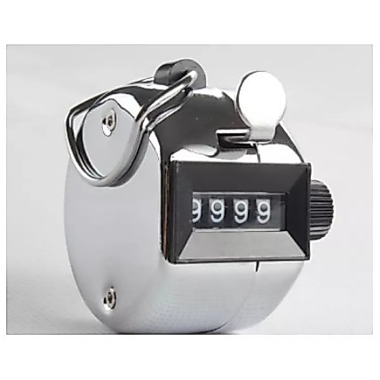 Tasbih Hand Tally Counter Stainless Silver