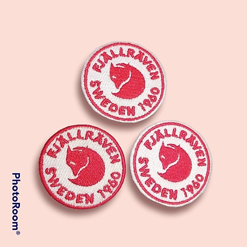 Iron patch Fjallraven 1960 Sweden Red