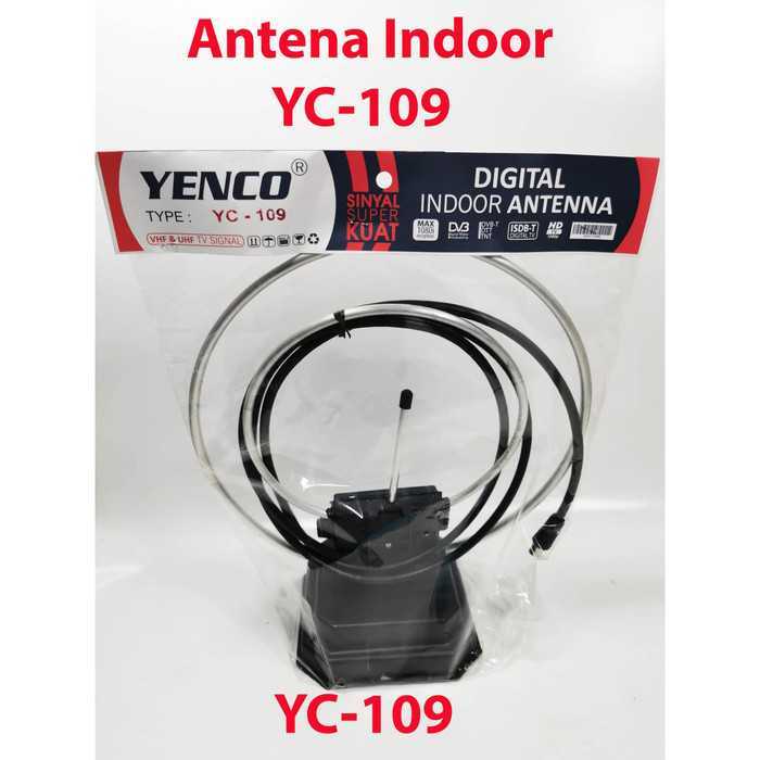 ANTENA indoor TV YENKO YC-109 / ANTENA dalam INDOOR VHF & UHF