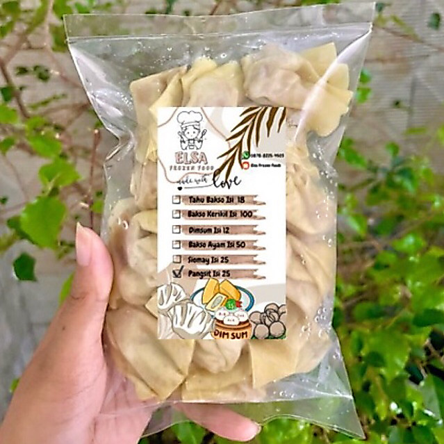 PANGSIT AYAM MINI ISI 25 PCS || PANGSIT AYAM MURAH HOMEMADE // PANGSIT AYAM ENAK