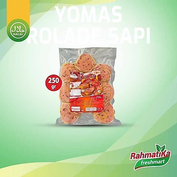 Yomas Rolade Daging Sapi 250 gram (Frozen)