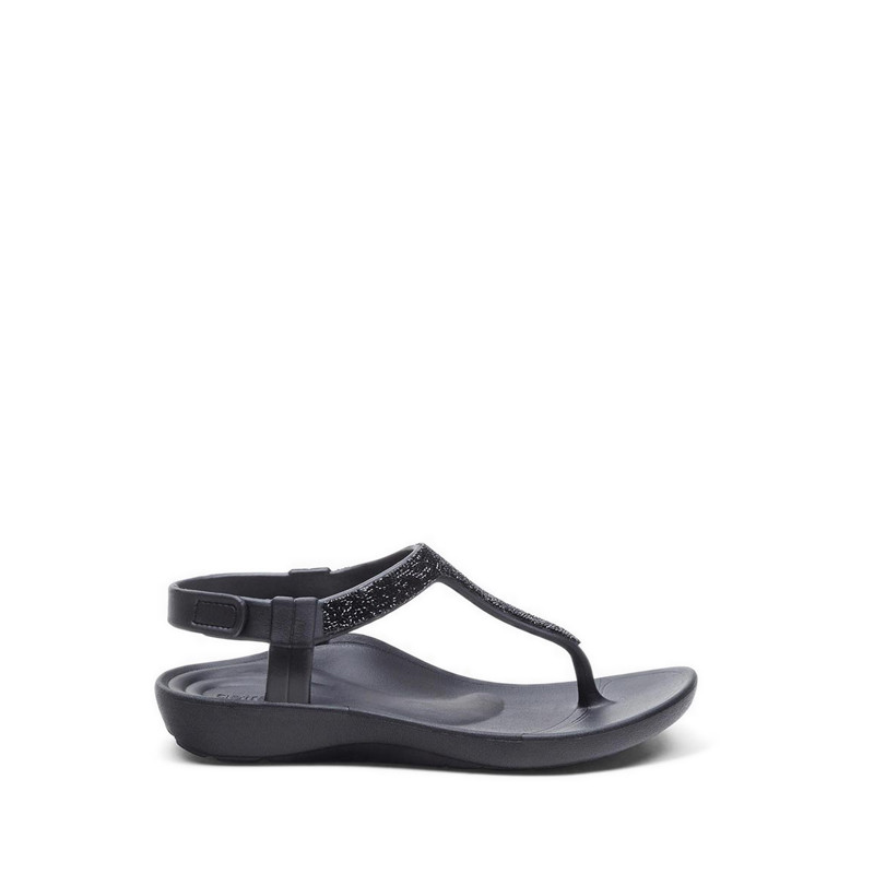 Aetrex Skyler Women's Sandals - Black Embellish
