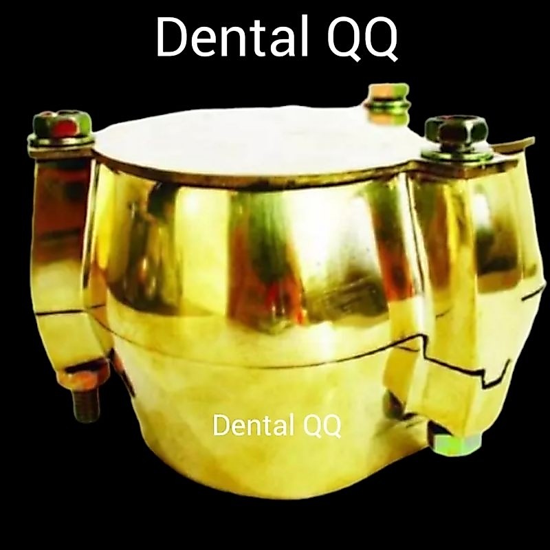 Kuvet Kuningan Besar Dengan Sekrup Baut Asko / Cuvet Paling Besar Plus Skrup No.1 Asco / Dental Lab 