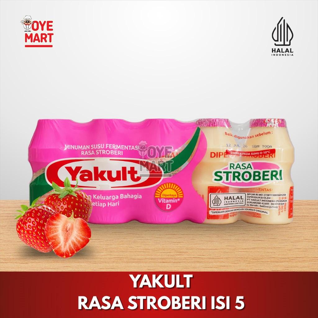 YAKULT RASA STROBERI ISI 5
