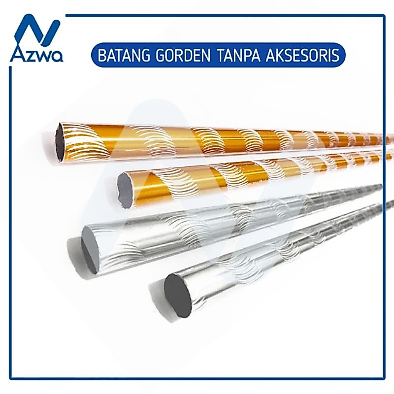 [CUSTOM] BATANG/TIANG GORDEN/HORDENG TANPA AKSESORIS 30 - 200 CM