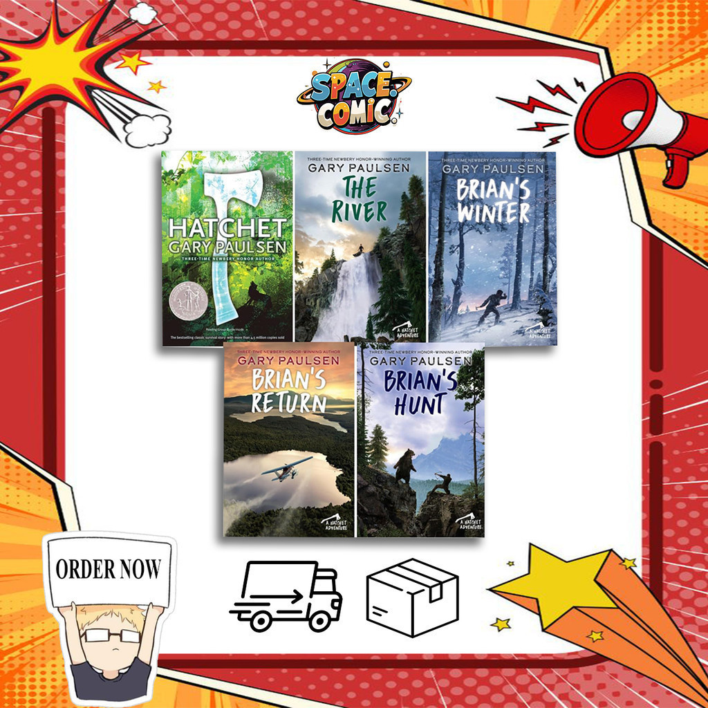 Hatchet - Brian's Saga (5 book series) by Gary Paulsen - MangaToon - beenbooks.id