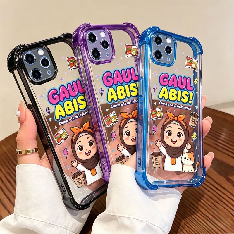 Gaul Abis BangetCasing HP Untuk IPHONE12/12PRO IPHONE13 IPHONE15 IPHONE16/16PRO/PROMAX IPHONE17/17PR