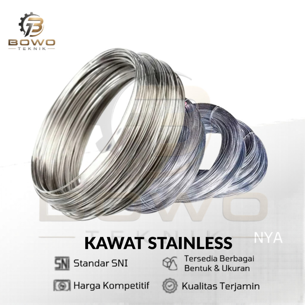 kawat stainless 304 uk 0,8mm hard & soft per 0,5kg - hard ! Harap Baca Deskripsi !