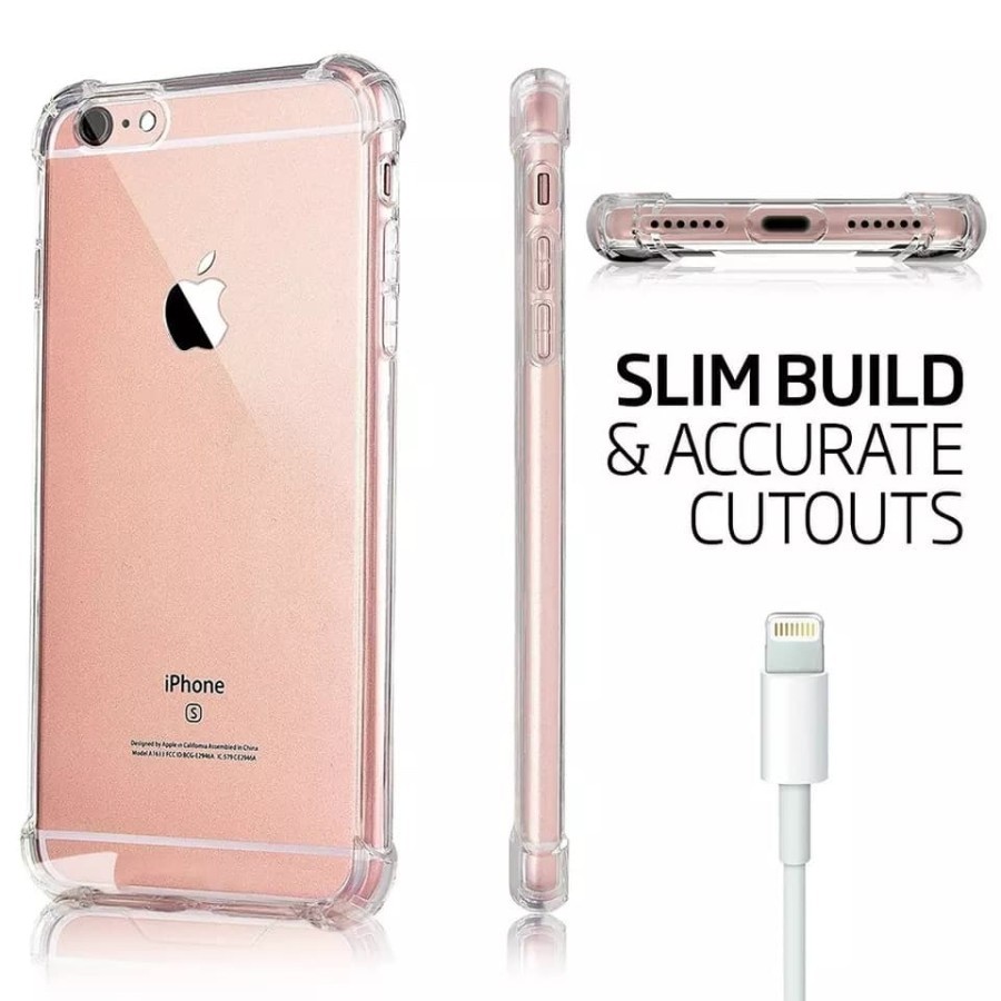 Case Iphone 8 Softcase Anticrack Ultrathin Clear Airbag Anti Shock proof