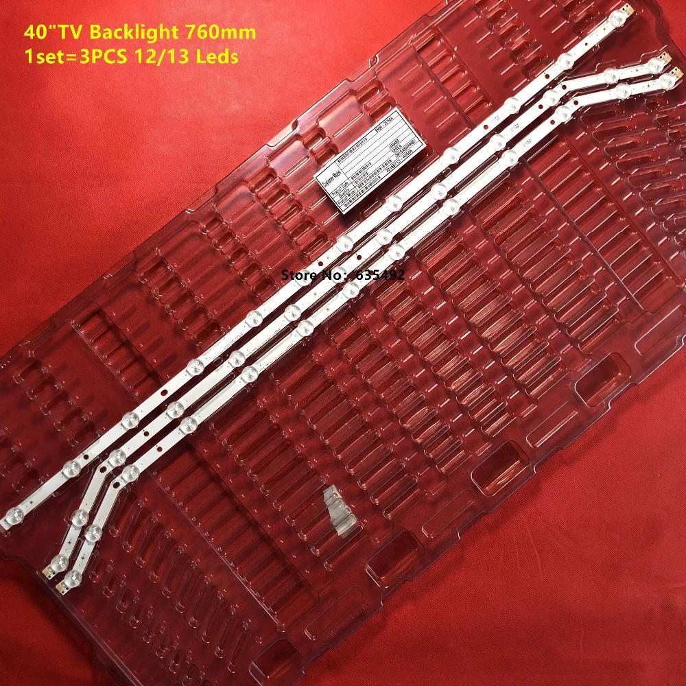 6kit=18PCS LED Backlight Strip 1213leds For  D3GE400SMAR1 D3GE400SMBR1 UE40H5204 UE40FH5007 UE40EH50