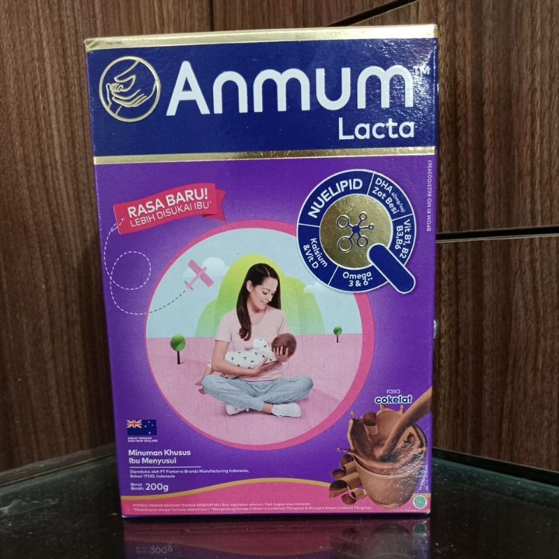 Susu Anmum Lacta 200 gram kemasan kotak