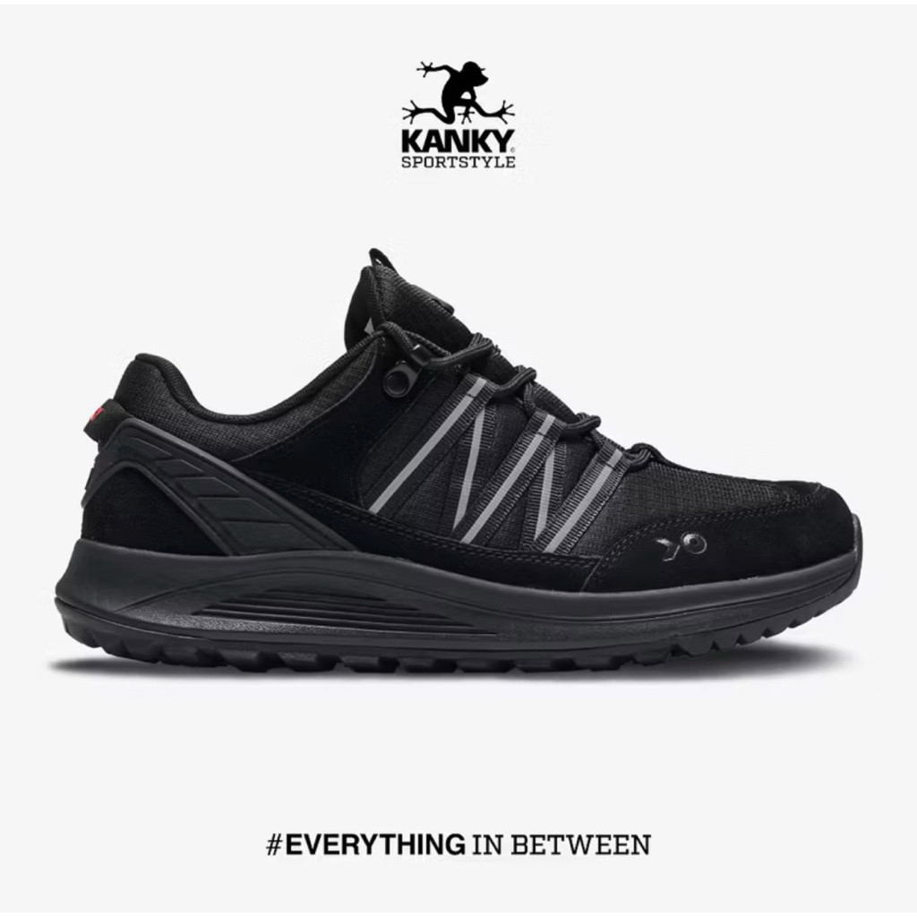 [ORIGINAL 100%] KANKY STORY KITADAKE ALL BLACK - SEPATU KANKY - KANKY SPORTSTYLE BNIB