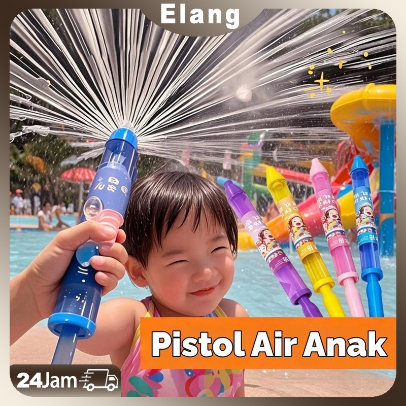 Pistol Air Pompa Jumbo Mainan Semprotan Air Kembang Api Outdoor Anak Dewasa Water Squirt