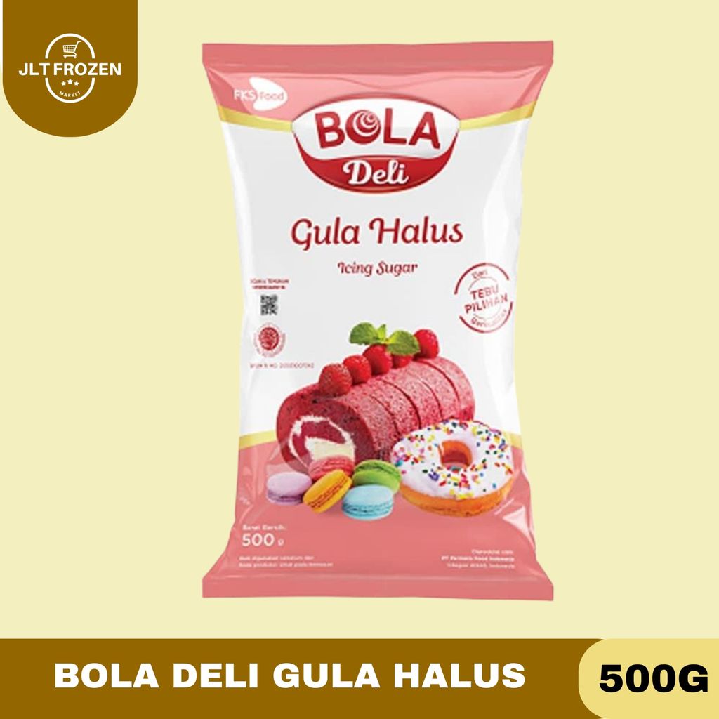 Bola Deli Tepung Gula Halus 500g / Icing Sugar / Tepung Gula Tebu / Tebu Berkualitas / Gula Halus Bu