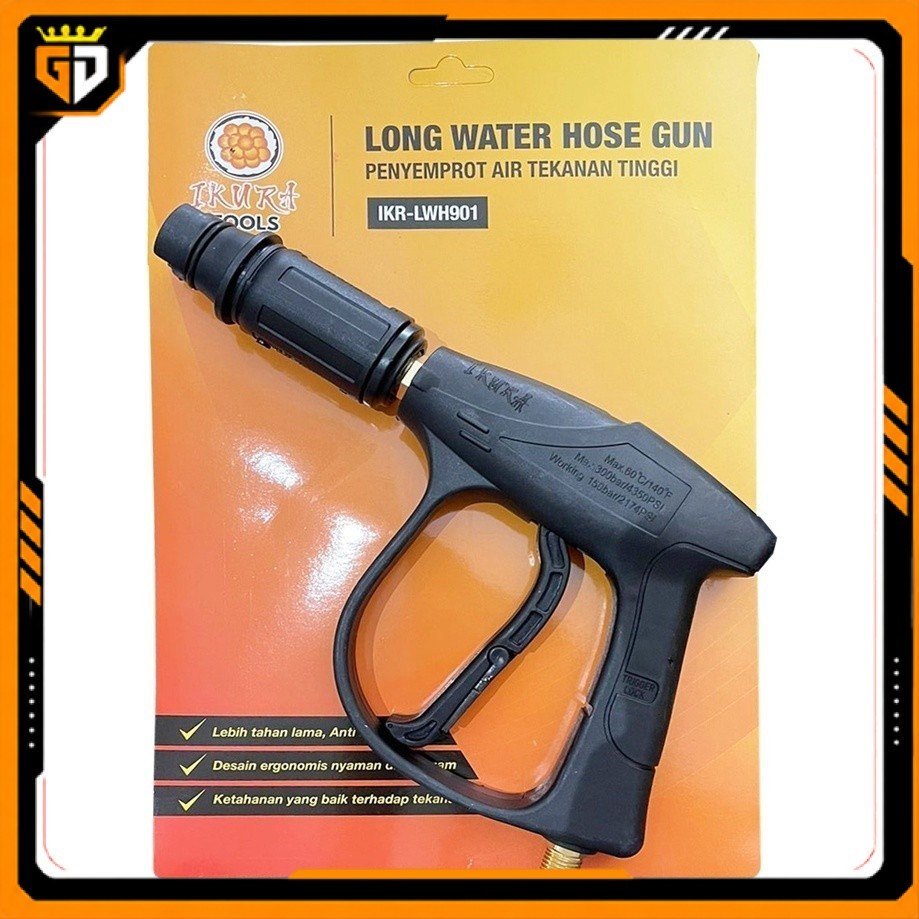 Gun Jet Cleaner Long Water Hose Gun Pressure - Kepala Semprotan Air Tekanan Tinggi untuk Selang dan 