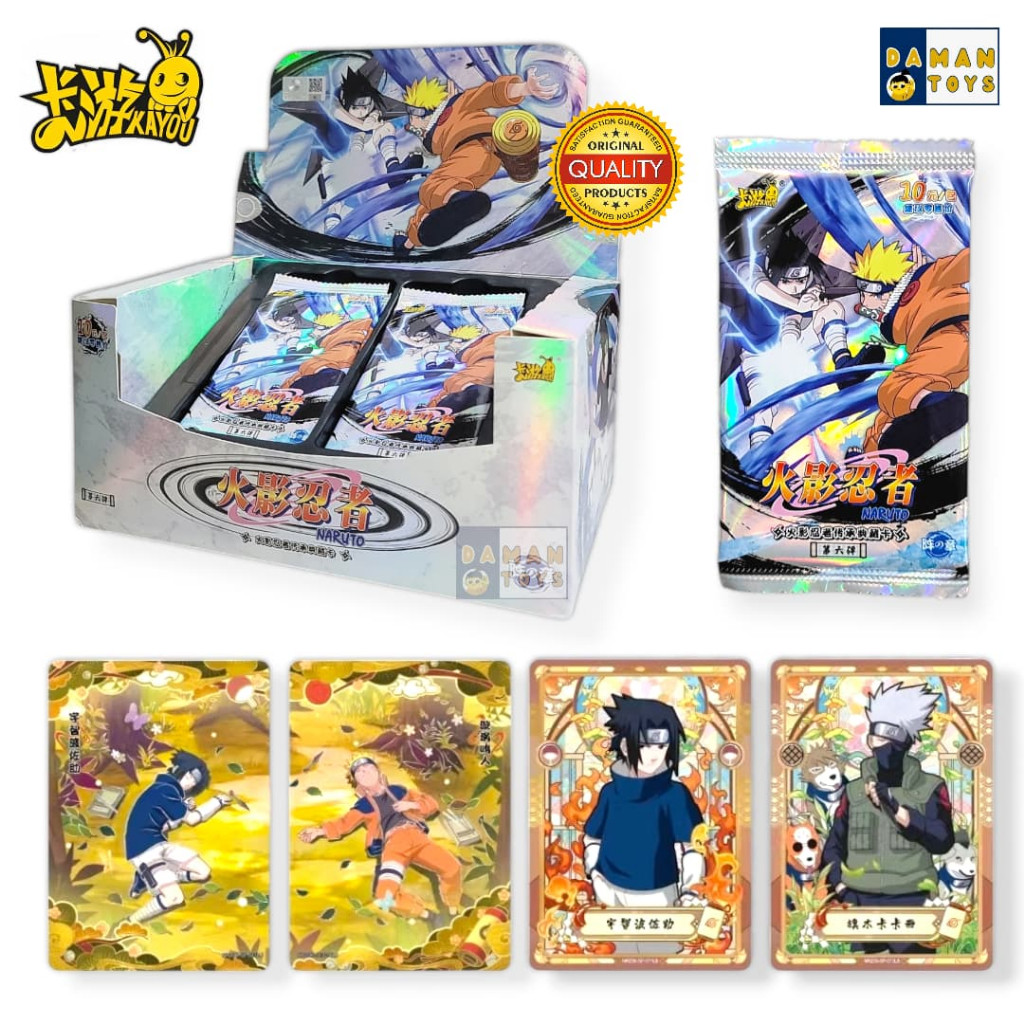 (LUVIES) Kartu Anime Naruto Baruto 1 Box Grosir