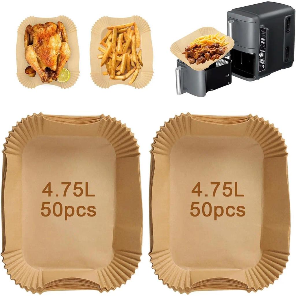 Hot Air Fryer Paper for Ninja Double Stack XL OilFree Rectangular sposable Air Fryer Baking Paper