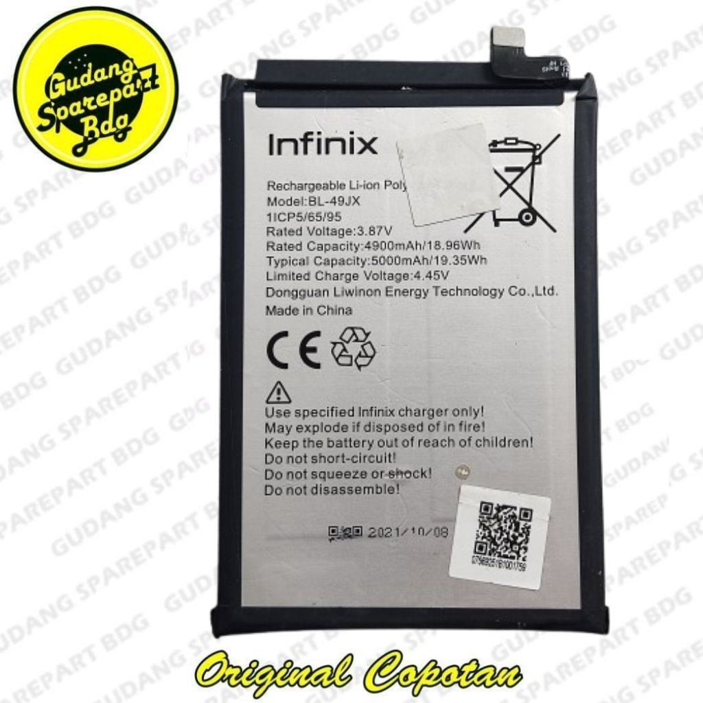 Baterai Infinix Note 11s X698 BL-49JX Second Copotan