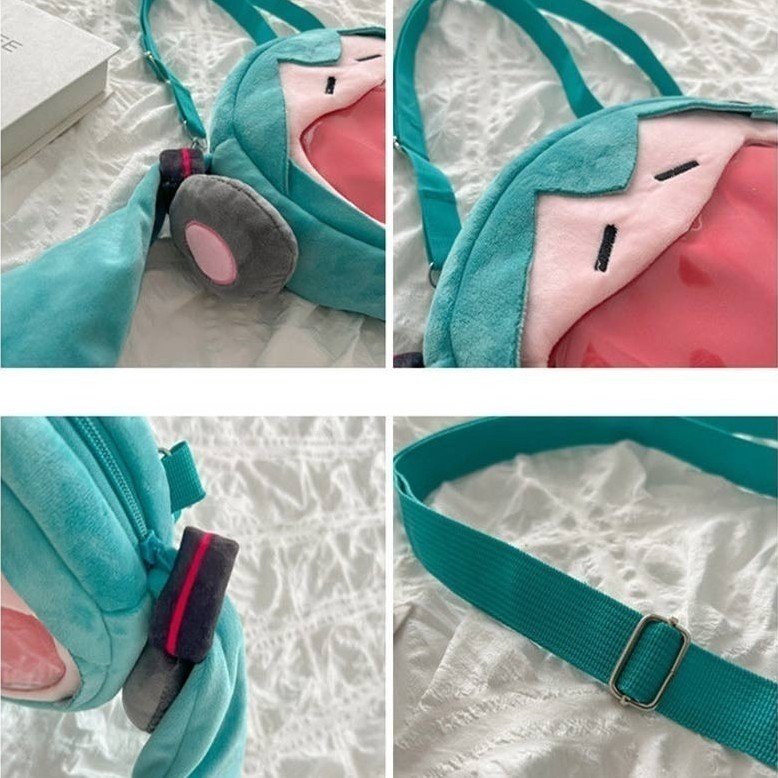 Hatsune Miku Bag / Tas Unik Lucu / Tas Hatsune Miku Ransel Cartoon / Tas Bahu Kartun Original Brasia