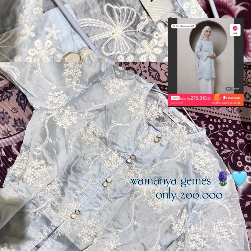 Tunik Biru Langit