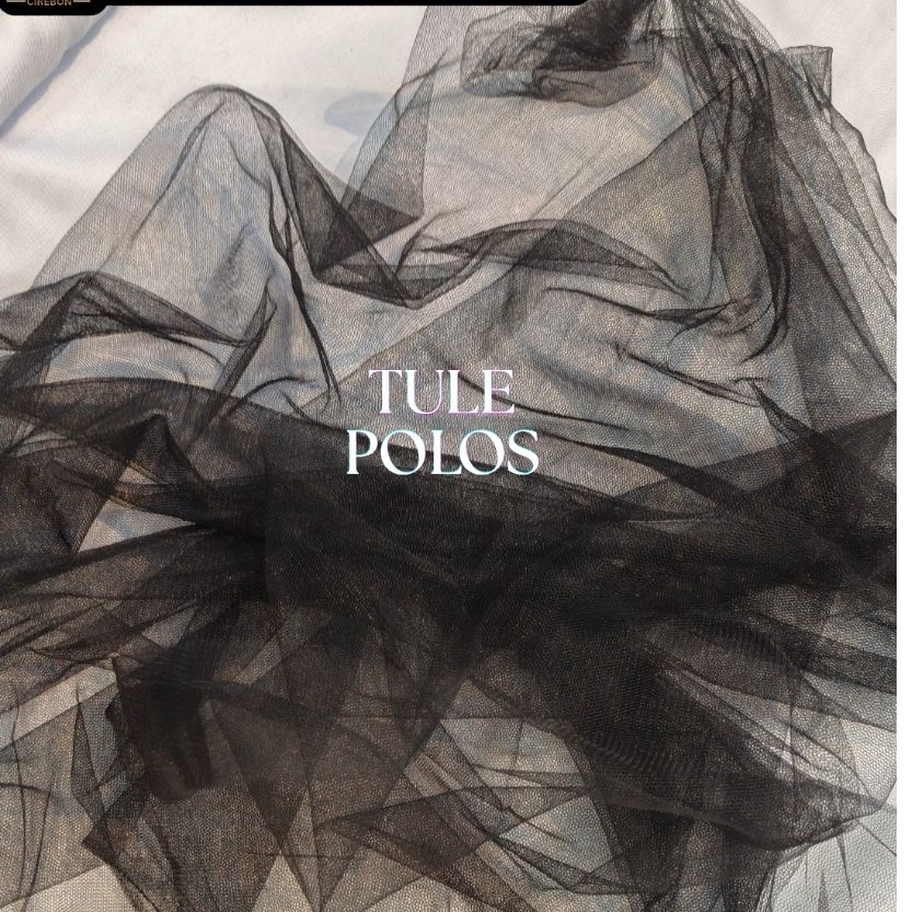TULE POLOS/ KAIN TULE POLOS JARING HALUS LEMBUT