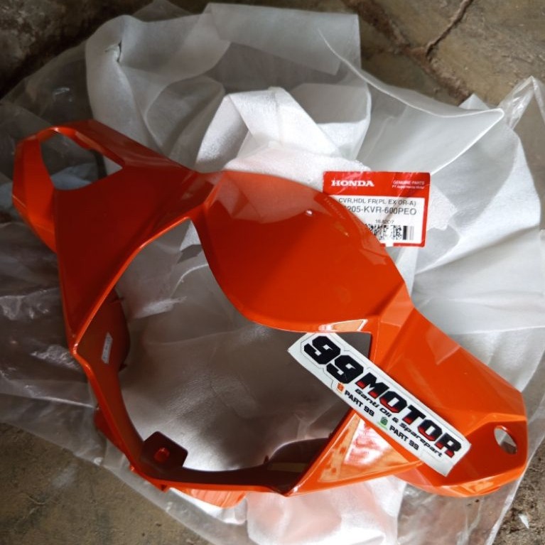 cover batok headlamp lampu depan orange KVR 600PEO honda revo lama old original