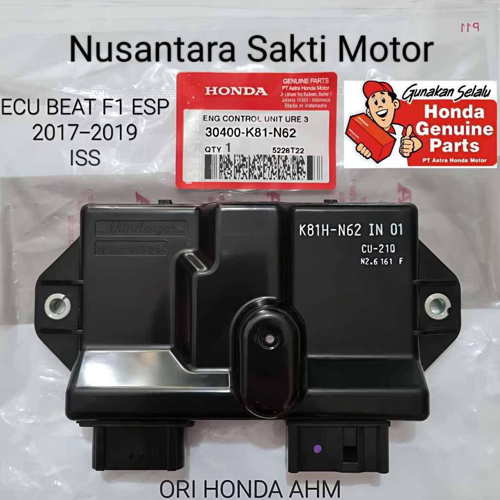 ( 30400-k81-n62 ) ecu k81h-n62-in 01 Asli ORIGINAL Honda AHM HGP ecu ecm cdi eng control unit