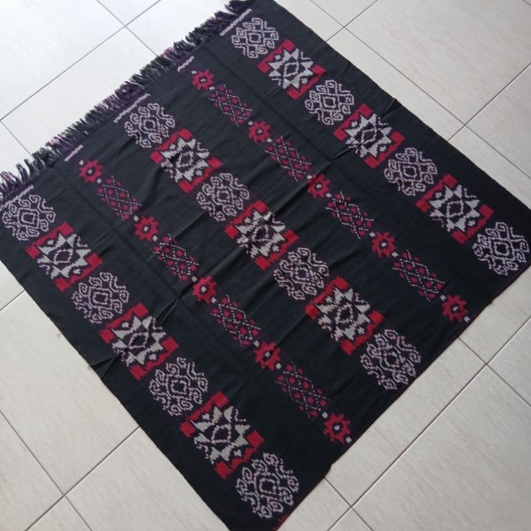 kain tenun etnik blangket original bukan printing
