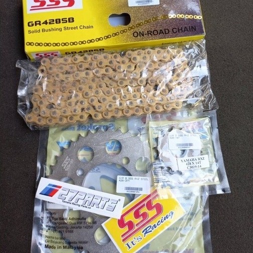 GEAR GIR SET SSS TRIPLE S RX KING 415-428 GEAR GIR SET RX KING GEAR GIR SET RX KING SSS