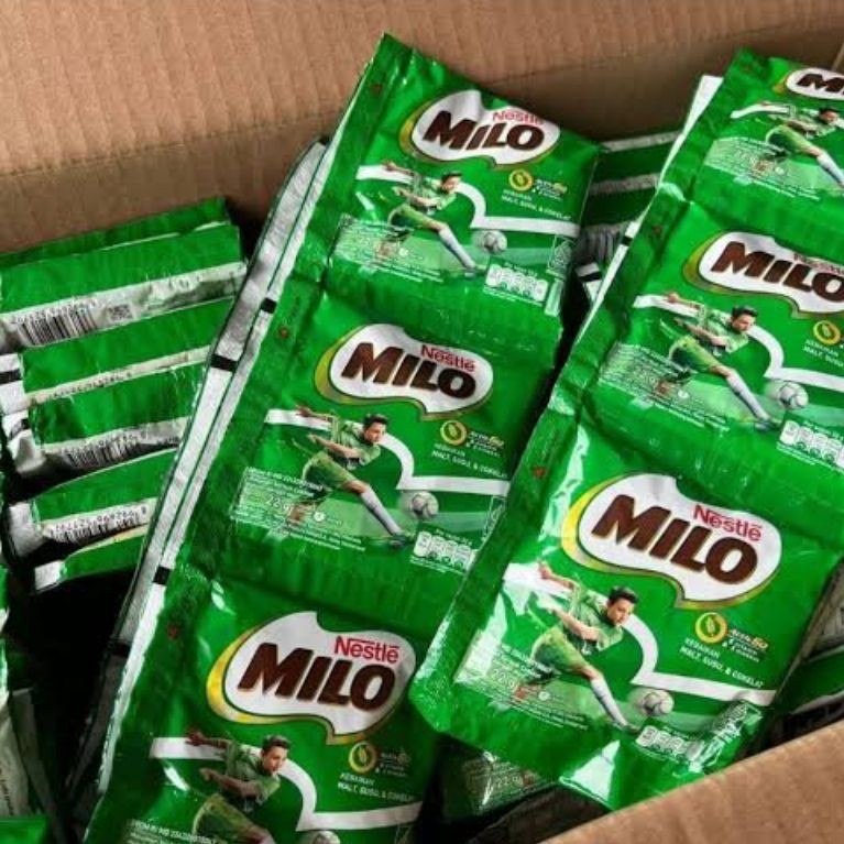 Susu Milo saset 1renceng/isi 10saset